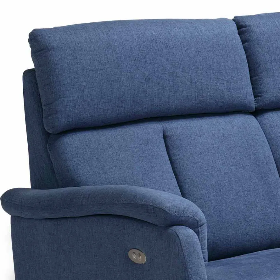Divano relax elettrico 2posti,2 sedute elettriche Gelso,design moderno Viadurini