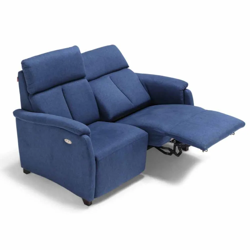 Divano relax elettrico 2posti,2 sedute elettriche Gelso,design moderno Viadurini
