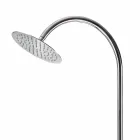 Doccia da Giardino in Acciaio con Rubinetto Temporizzato Made in Italy - Norton Viadurini