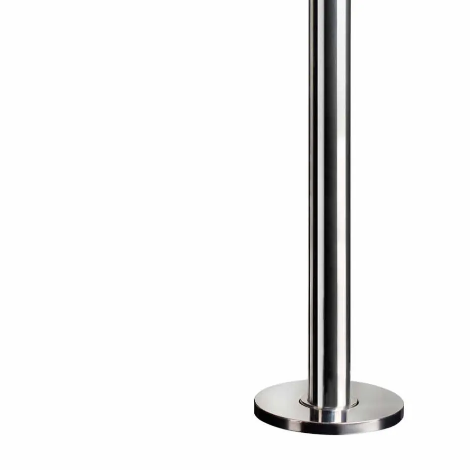 Doccia da Giardino in Acciaio Inox con Soffione Rotondo Made in Italy - Norton Viadurini