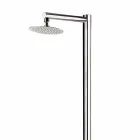 Doccia Esterna in Acciaio Inox con Rubinetto Temporizzato Made in Italy - Modeo Viadurini