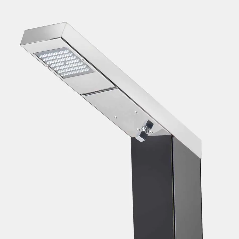 Doccia Solare da Giardino in Acciaio con Getto a Cascata Made in Italy - Werner Viadurini