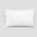 Federa di Lino con Pizzo Bianco per Letto Design di Lusso Made in Italy - Kiss