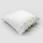 Federa in Lino con Pizzo Armonia e Laccetti in Polvere o Retro - Masone Viadurini