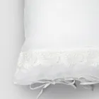 Federa in Lino con Pizzo Armonia e Laccetti in Polvere o Retro - Masone Viadurini