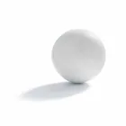 Fermacarte Moderno a Sfera in Marmo Bianco Satinato Italiano, 2 Pezzi - Sphere Viadurini