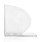 Fermalibri in Plexiglass Trasparente Design con Mappa 2 Pezzi - Aretone Viadurini