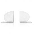 Fermalibri in Plexiglass Trasparente Design con Mappa di Design - Aretone