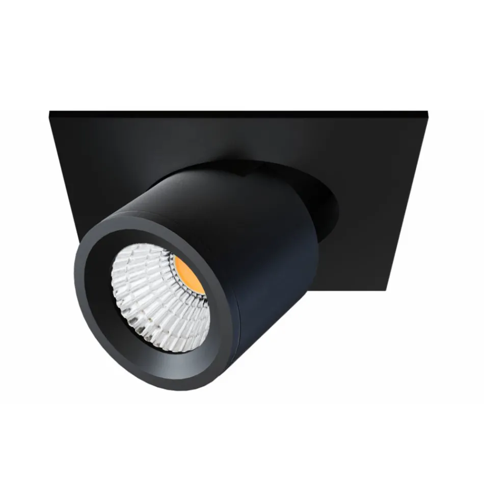 Fotoproiettore Plafoniera in Alluminio Bianco o Nero 4 Pezzi - Etrusca Viadurini
