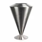 Frappeuse da Terra Moderno in Acciaio Finitura Satinata Made in Italy - Astana Viadurini
