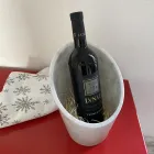 Glacette per Vino o Champagne in Marmo Bianco di Carrara Made in Italy - Ciotti Viadurini