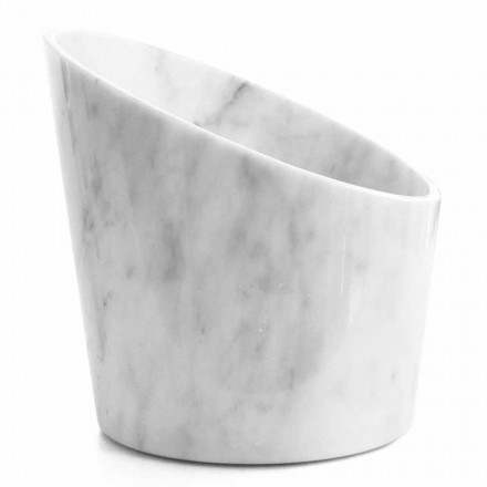 Glacette per Vino o Champagne in Marmo Bianco di Carrara Made in Italy - Ciotti Viadurini