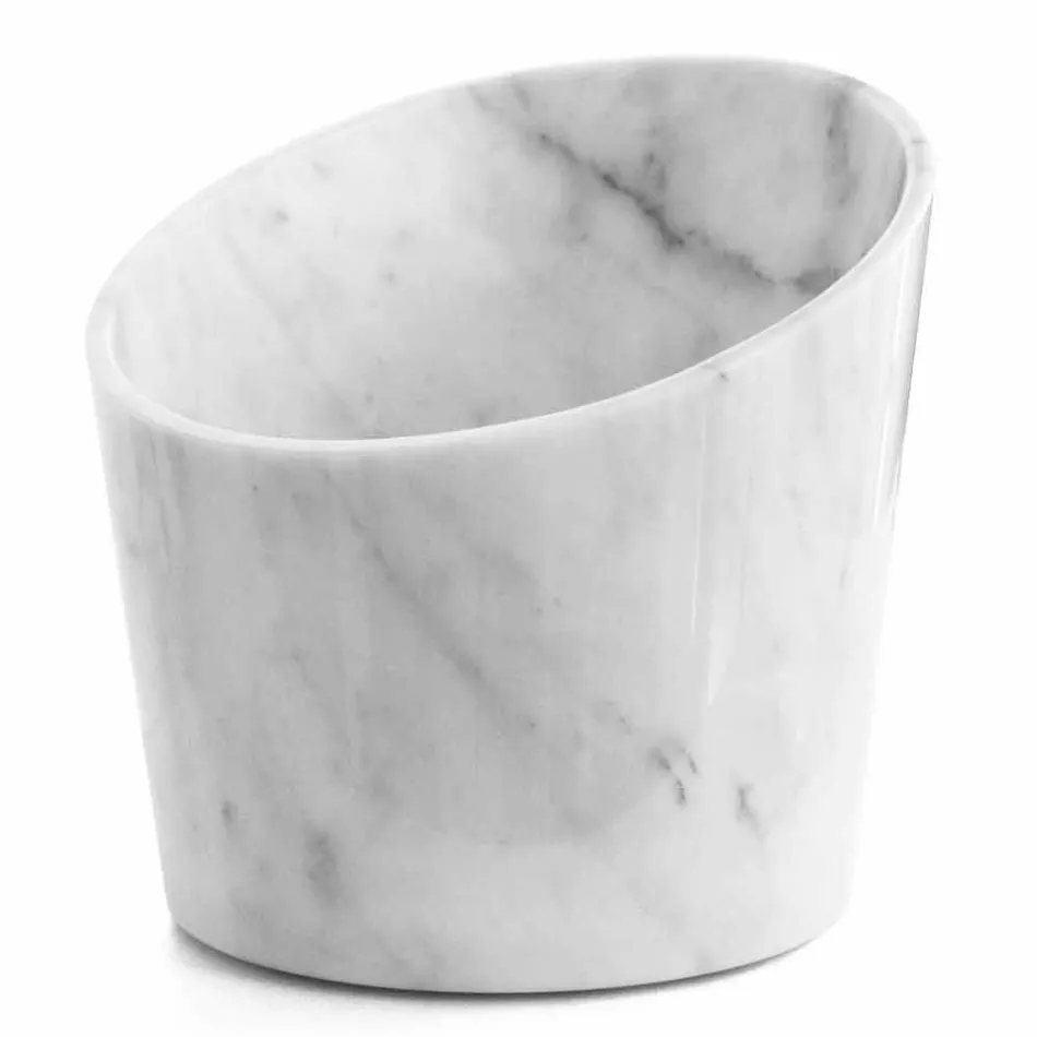 Glacette per Vino o Champagne in Marmo Bianco di Carrara Made in Italy - Ciotti Viadurini