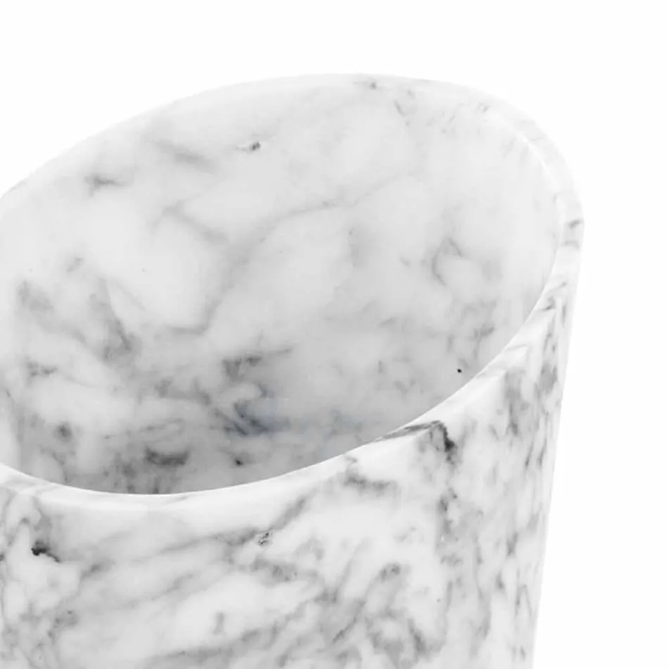Glacette per Vino o Champagne in Marmo Bianco di Carrara Made in Italy - Ciotti Viadurini