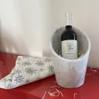 Glacette per Vino o Champagne in Marmo Bianco di Carrara Made in Italy - Ciotti Viadurini
