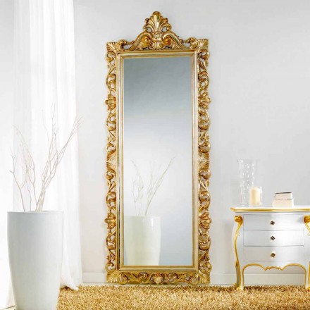 Grande specchiera da terra / muro dal design classico Tiara, 86x220 cm Viadurini