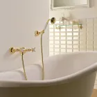 Gruppo Doccia di Design Vintage in Ottone Made in Italy – Katerina Viadurini