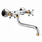 Gruppo per Lavabo Cucina da Parete in Ottone Orientabile Made in Italy - Colmo Viadurini