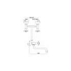 Gruppo per Lavabo Cucina da Parete in Ottone Orientabile Made in Italy - Colmo Viadurini
