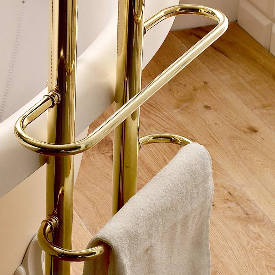 Gruppo Vasca a Pavimento di Design Vintage in Ottone Made in Italy – Katerina Viadurini