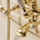 Gruppo Vasca in Ottone dallo Stile Vintage Made in Italy – Katerina Viadurini