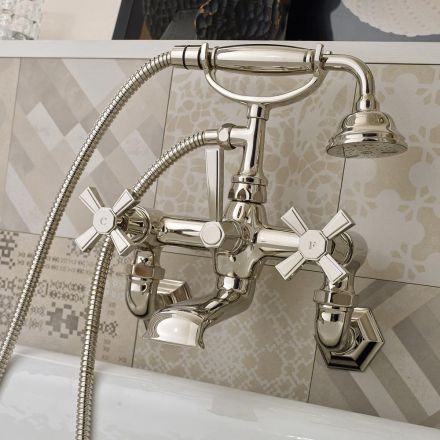 Gruppo Vasca in Ottone Made in Italy, Stile Vintage – Silvana Viadurini