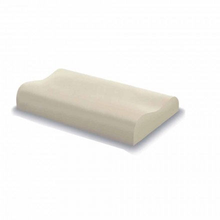 Guanciale a Doppia Onda in Memory Foam Alto 10 cm Made in Italy – Nimes Viadurini