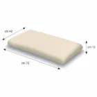 Guanciale in Memory Foam Alto 13 cm Prodotto in Italia – Magnolia Viadurini