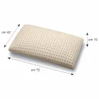 Guanciale in Memory Foam Forato Alto 15 cm Prodotto in Italia – Tolosa Viadurini