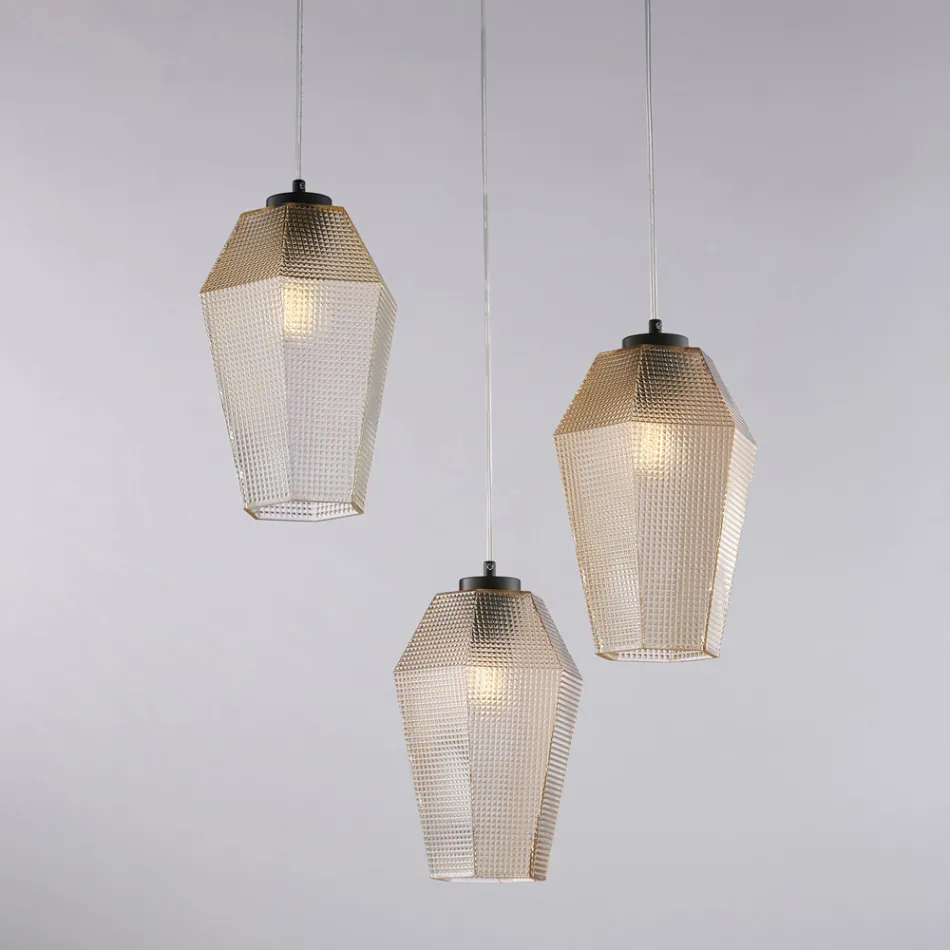 Illuminazione di Design in Vetro e Metallo Made in Italy per Creare - Libra Viadurini