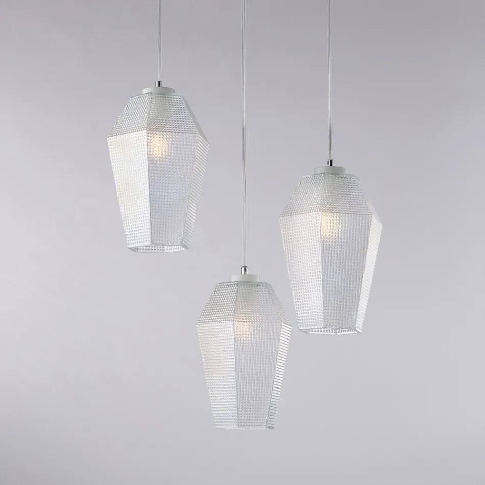 Illuminazione di Design in Vetro e Metallo Made in Italy per Creare - Libra Viadurini