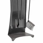 Insieme di 4 Strumenti da Camino in Acciaio di Design Made in Italy - Chandler Viadurini