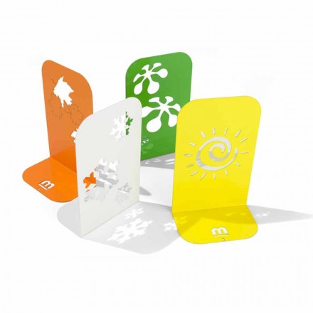 Kit 4 Fermalibro “Blokko” Mabele Viadurini
