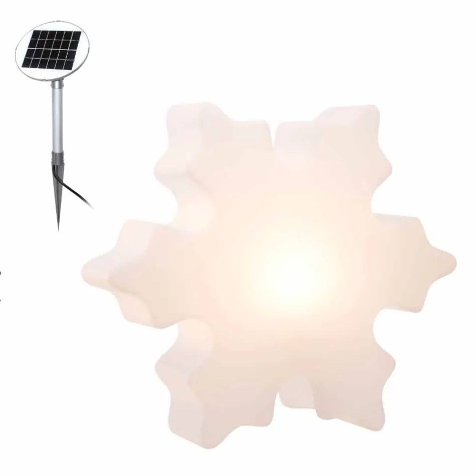 Lampada a Led, Solare o E27 Design a Cristallo da Interno o Esterno - Nevestar Viadurini