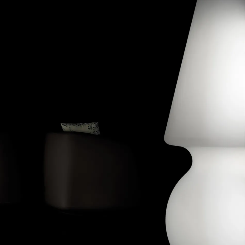 Lampada a Luce Led per Interni in Polietilene Made in Italy - Alvarez Viadurini