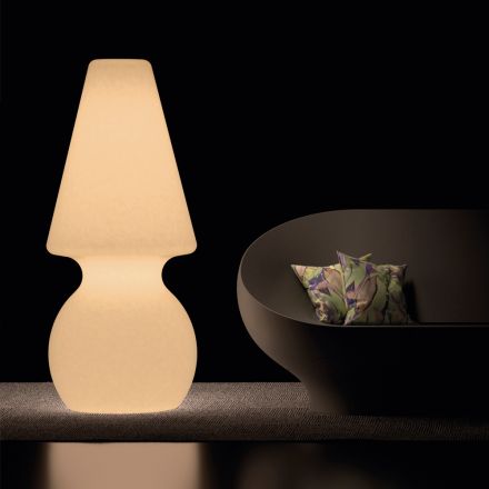 Lampada a Luce Led per Interni in Polietilene Made in Italy - Alvarez Viadurini