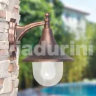 Lampada a muro da giardino in alluminio pressofuso made Italy, Anusca Viadurini