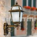 Lampada a muro da giardino in alluminio prodotta in Italia, Kristel
