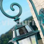 Lampada a muro da giardino in alluminio prodotta in Italia, Kristel Viadurini