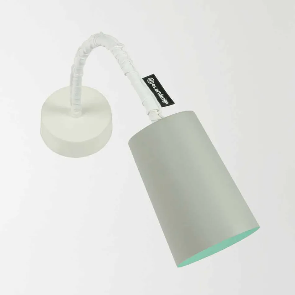 Lampada a muro di design In-es.artdesign Paint a Cemento verniciata Viadurini