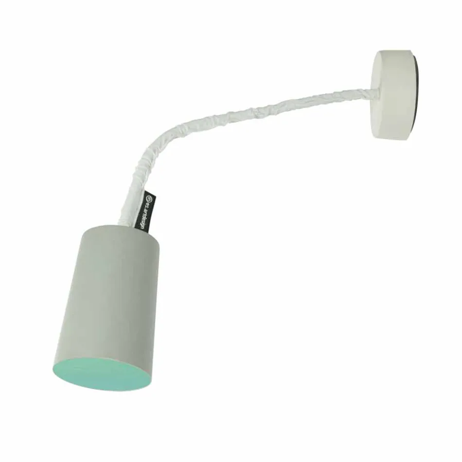 Lampada a muro di design In-es.artdesign Paint a Cemento verniciata Viadurini
