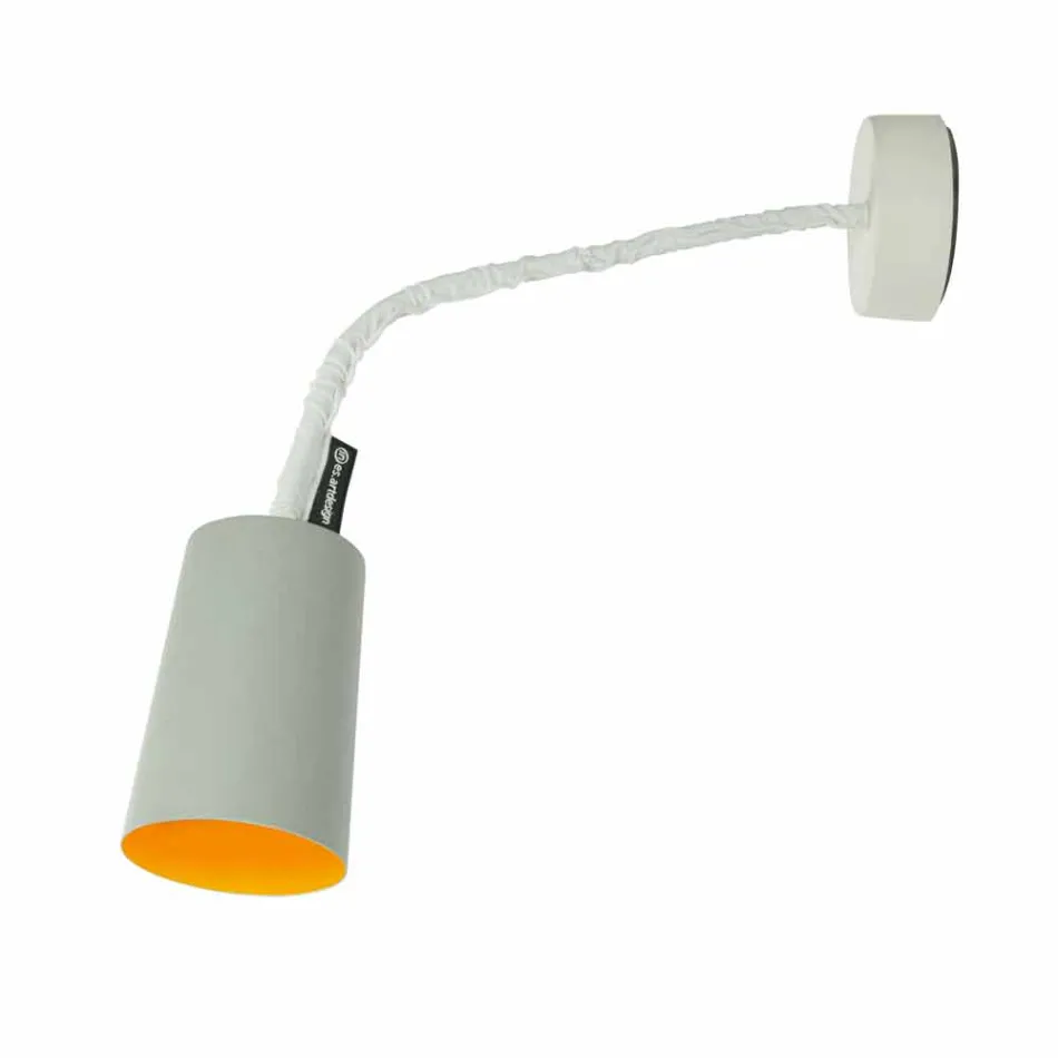 Lampada a muro di design In-es.artdesign Paint a Cemento verniciata Viadurini