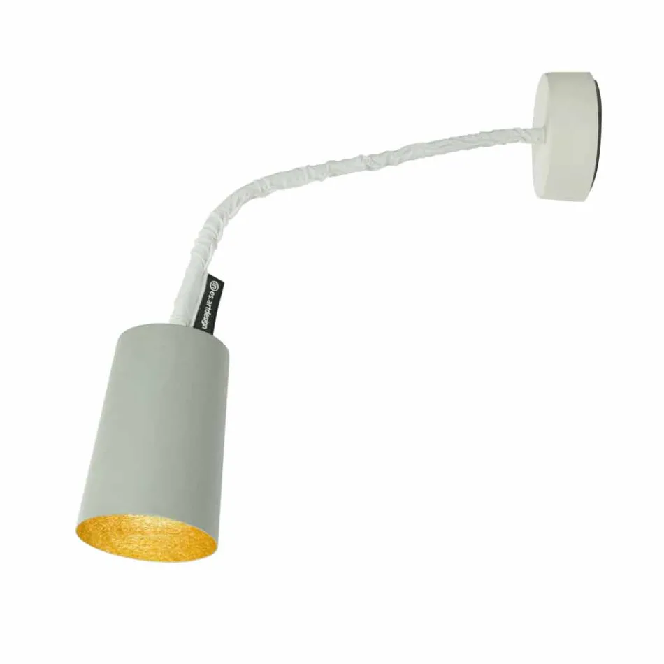 Lampada a muro di design In-es.artdesign Paint a Cemento verniciata Viadurini