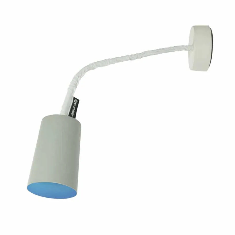 Lampada a muro di design In-es.artdesign Paint a Cemento verniciata Viadurini