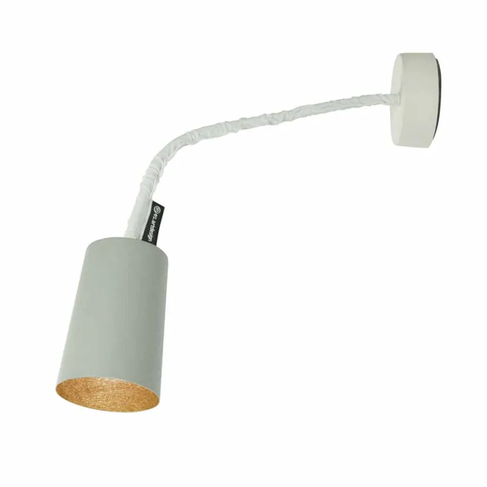 Lampada a muro di design In-es.artdesign Paint a Cemento verniciata Viadurini