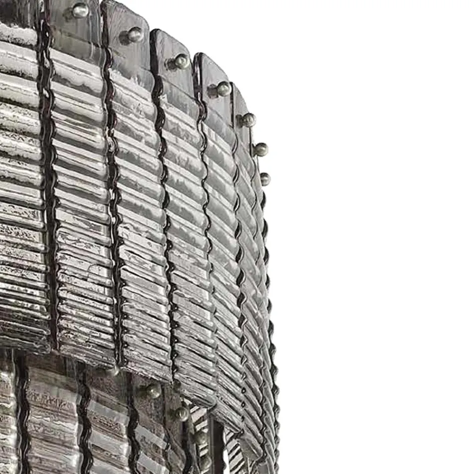 Lampada a Muro Moderna in Vetro Artigianale Lusso Made in Italy - Valadier Viadurini