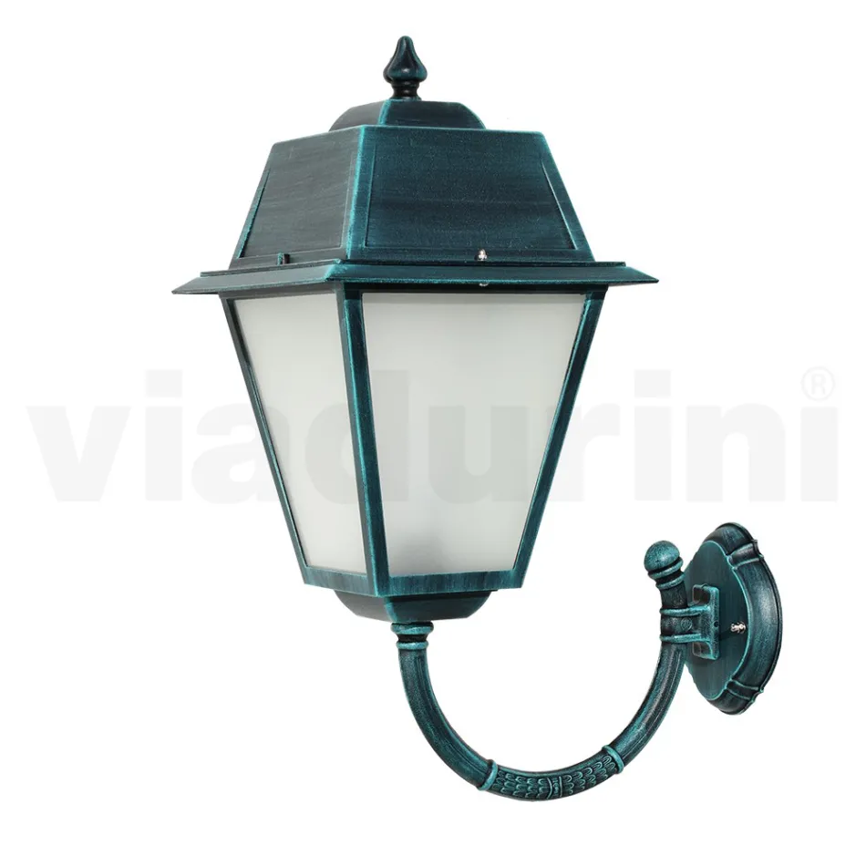 Lampada a Parete da Esterno in Alluminio e Vetro Made in Italy - Doroty Viadurini