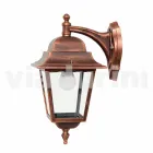 Lampada a parete da giardino in alluminio fatta in Italia, Aquilina Viadurini