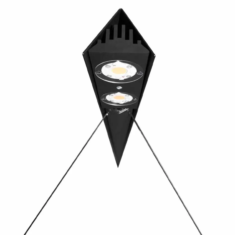 Lampada a Parete Dimmerabile in Metallo con LED Integrato Made in Italy - Celine Viadurini