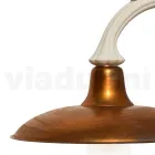 Lampada a Parete Vintage da Esterno in Alluminio Made in Italy - Adela Viadurini